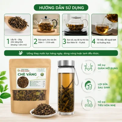 Mẹ Sau Sinh Uống Chè Vằng Trần Khôi Thế Nào Để Lợi Sữa, Giảm Cân?