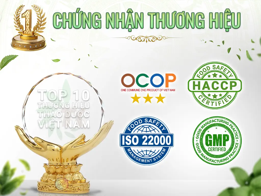 chứng nhận sản phẩm thảo dươc trần khôi