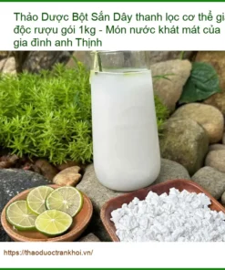 Bột Sắn Dây thanh lọc cơ thể giải độc rượu gói 1kg - Bán có sẵn TPHCM