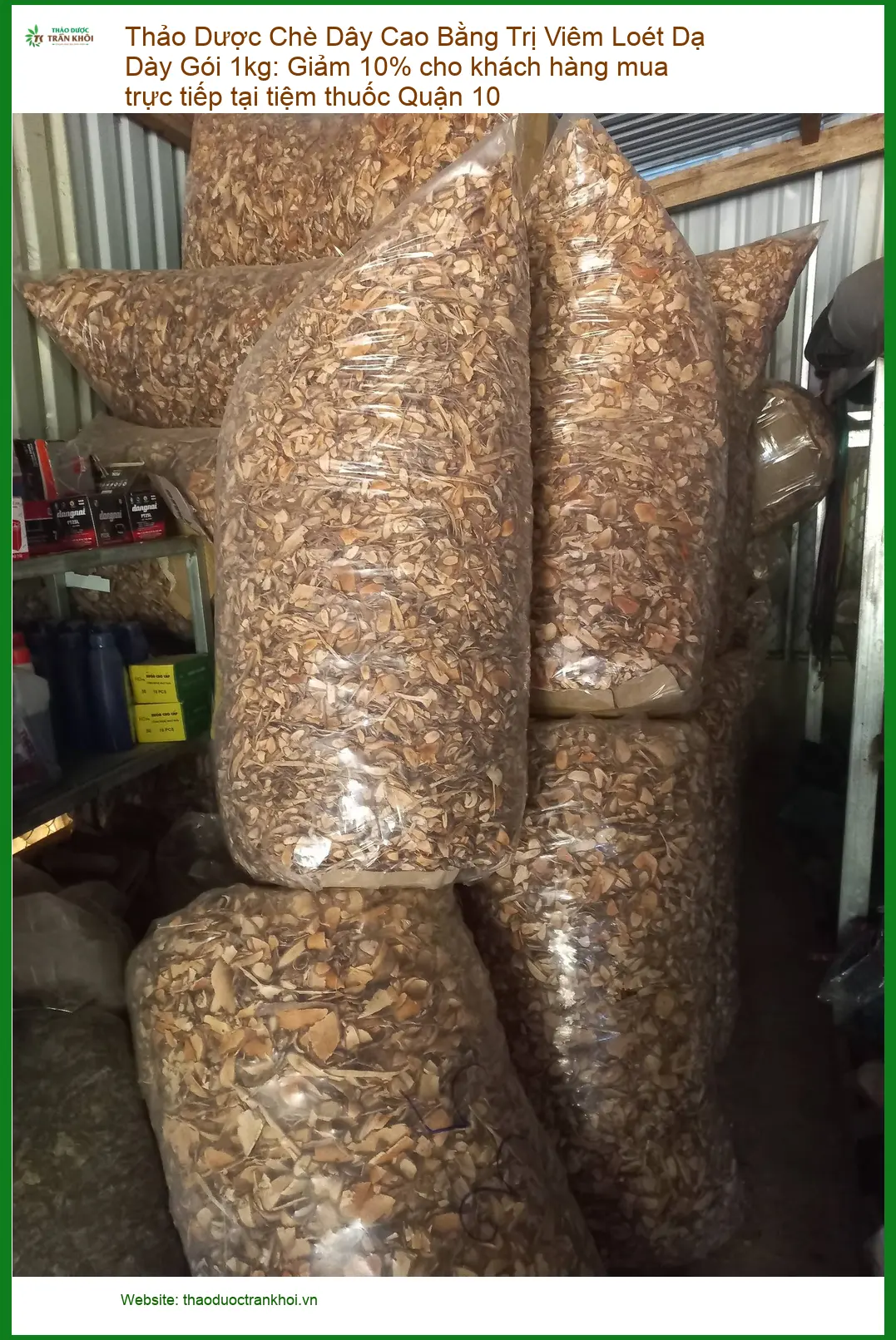 Chè Dây Cao Bằng Trị Viêm Loét Dạ Dày Gói 1kg - Địa chỉ Bán Giao nhanh