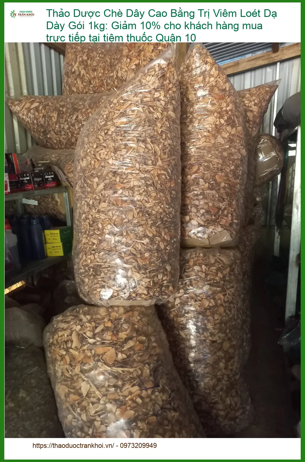 Chè Dây Cao Bằng Trị Viêm Loét Dạ Dày 1kg - Địa chỉ Bán Giao nhanh TPHCM