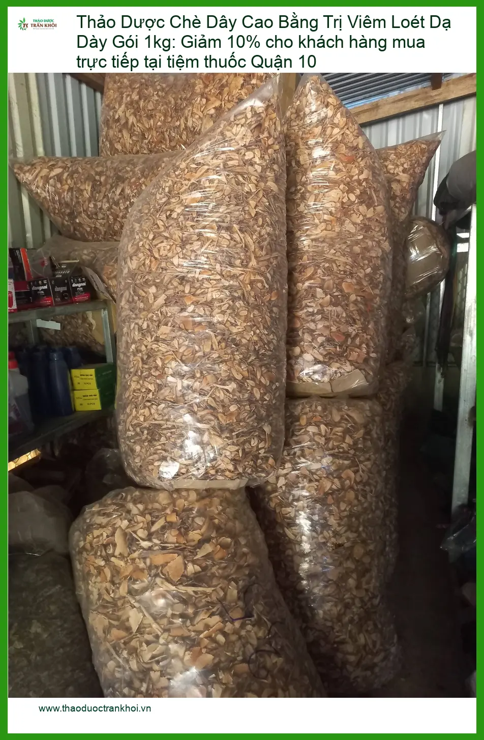 Chè Dây Cao Bằng Trị Viêm Loét Dạ Dày Gói 1kg - TPHCM Bán Giao nhanh