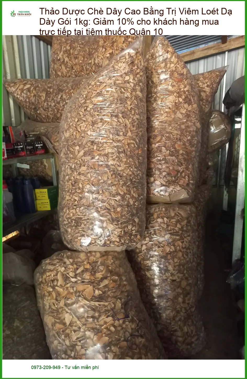 Chè Dây Cao Bằng Trị Viêm Loét Dạ Dày Gói 1kg - Quận 10 Bán Giao nhanh