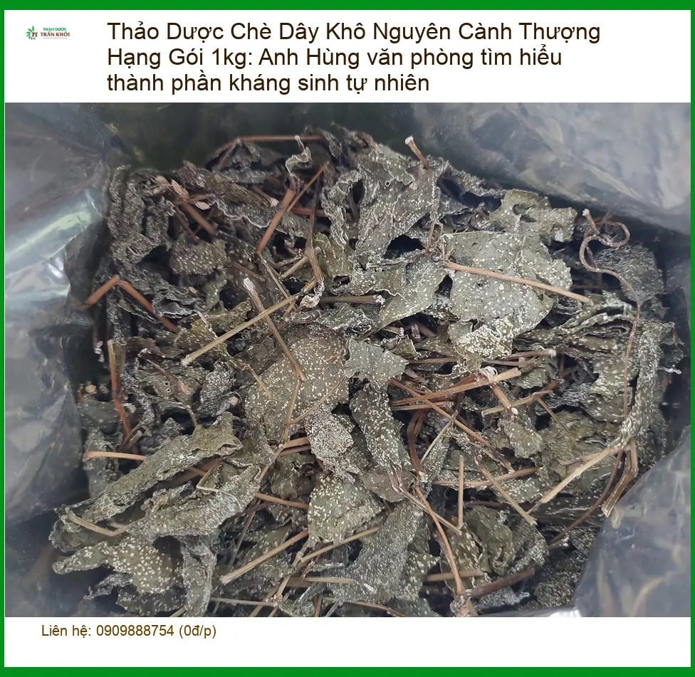 Chè Dây Khô Nguyên Cành Thượng Hạng Gói 1kg - Địa chỉ Bán Giao nhanh TPHCM