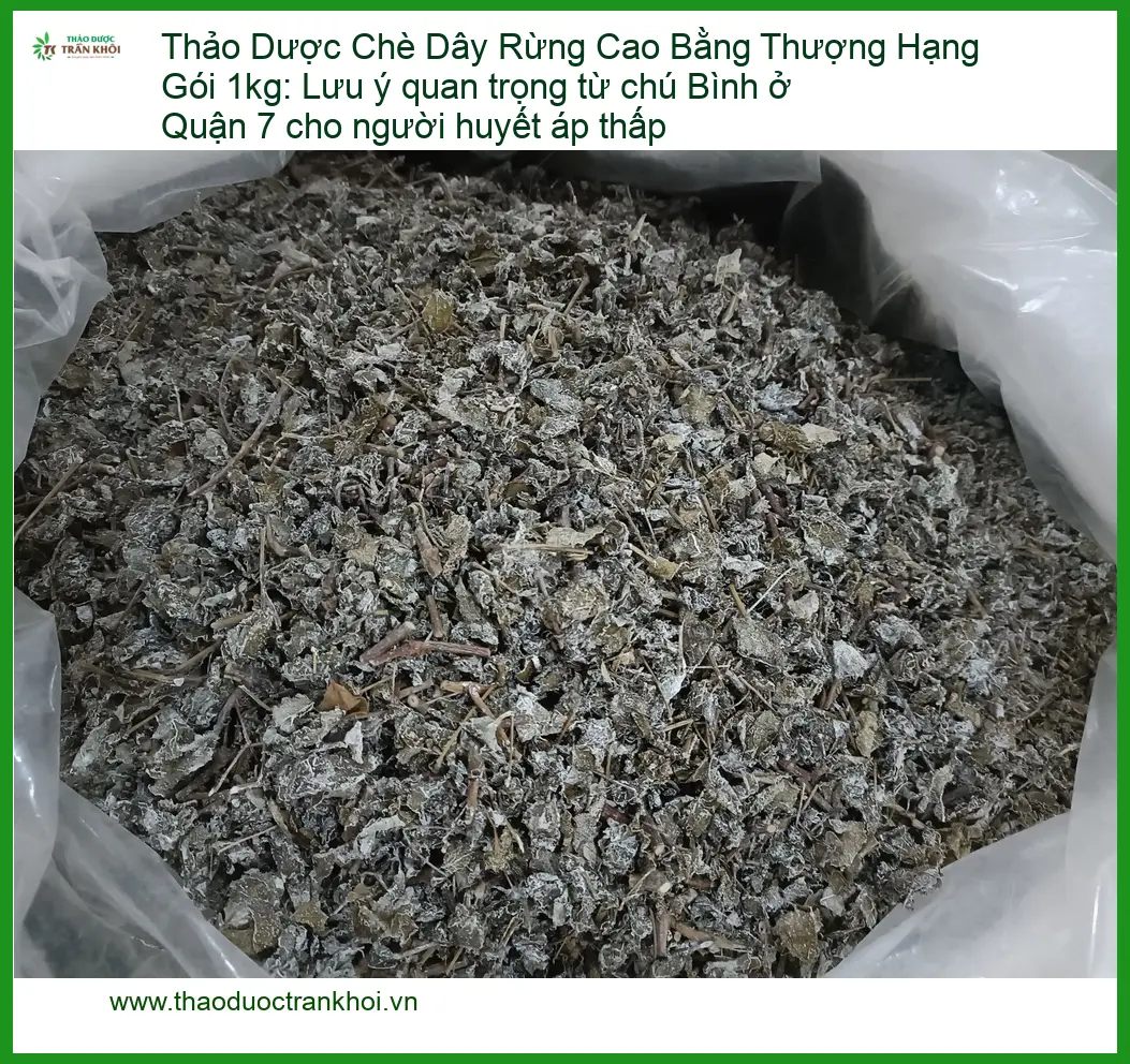 Chè Dây Rừng Cao Bằng Thượng Hạng Gói 1kg - TPHCM Bán Giao nhanh