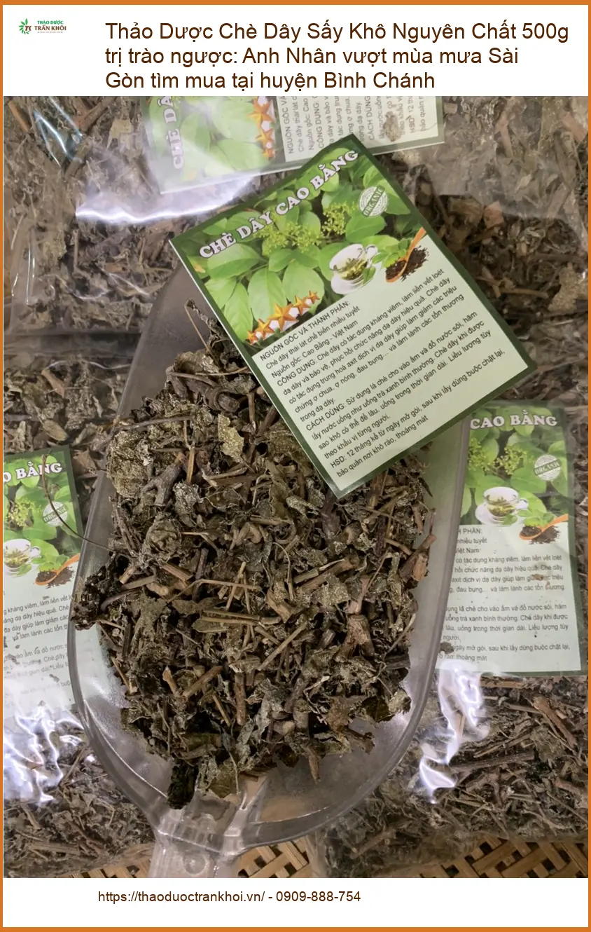 Chè Dây Sấy Khô Nguyên Chất 500g trị trào ngược - Địa chỉ Bán Giao nhanh