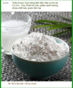 Bột Sắn Dây nguyên chất Chú Phát Củ Chi - Đơn vị cung cấp sỉ lẻ giao nhanh TPHCM