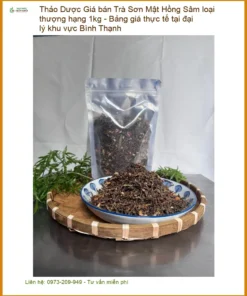 Trà Sơn Mật Hồng Sâm loại thượng hạng 1kg - Địa chỉ Bán Giao nhanh tại TPHCM