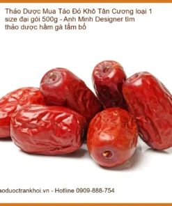 Táo Đỏ Khô Tân Cương loại 1 size đại gói 500g - Địa chỉ Bán Giao nhanh