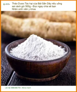 Tác hại của Bột Sắn Dây nếu uống sai cách gói 500g - Địa chỉ bán giao nhanh TPHCM