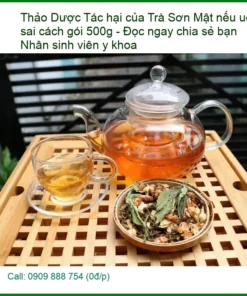 Tác hại của Trà Sơn Mật nếu uống sai cách gói 500g - Địa chỉ Bán Giao nhanh