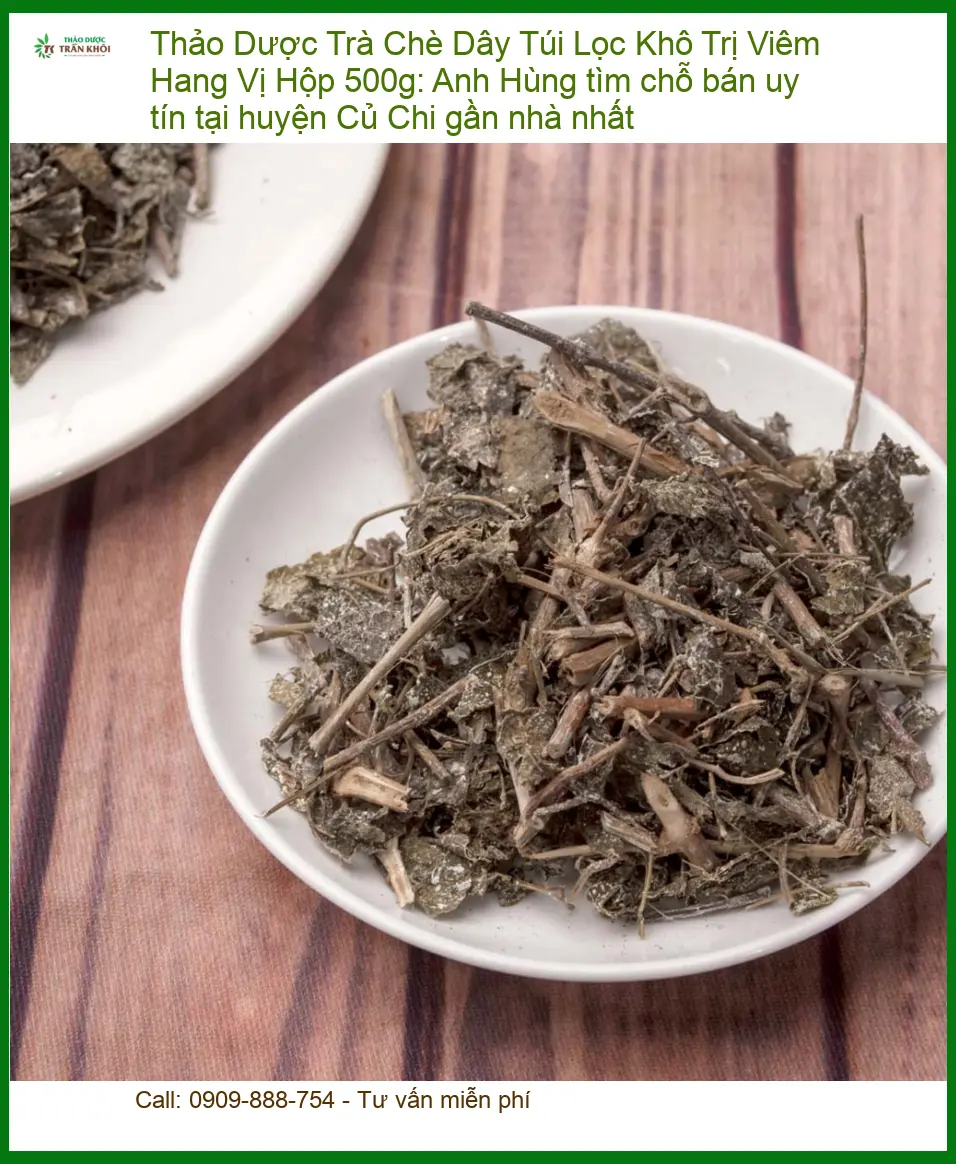 Trà Chè Dây Túi Lọc Khô Trị Viêm Hang Vị Hộp 500g - Bán Giao nhanh HCM