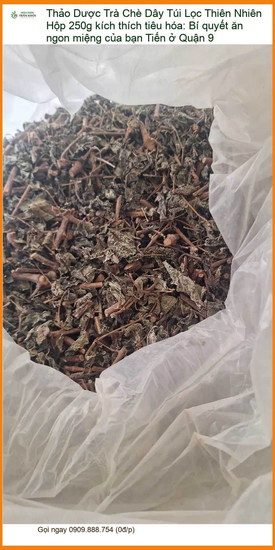 Trà Chè Dây Túi Lọc Thiên Nhiên Hộp 250g kích thích tiêu hóa - TPHCM giao nhanh