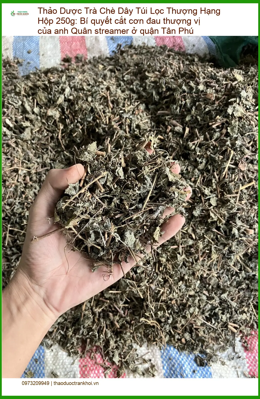 Trà Chè Dây Túi Lọc Thượng Hạng Hộp 250g - Địa chỉ bán giao nhanh TPHCM