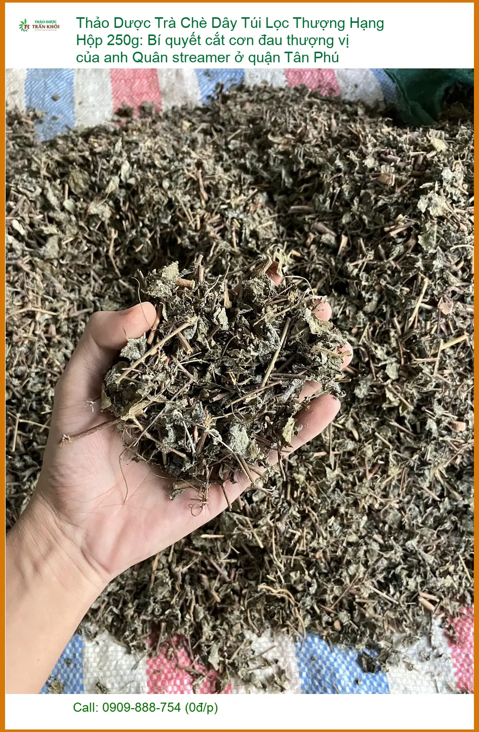 Trà Chè Dây Túi Lọc Thượng Hạng Hộp 250g - Địa chỉ bán giao nhanh TPHCM
