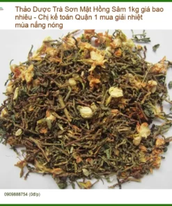 Trà Sơn Mật Hồng Sâm 1kg giá bao nhiêu - Địa chỉ Bán Giao nhanh TPHCM