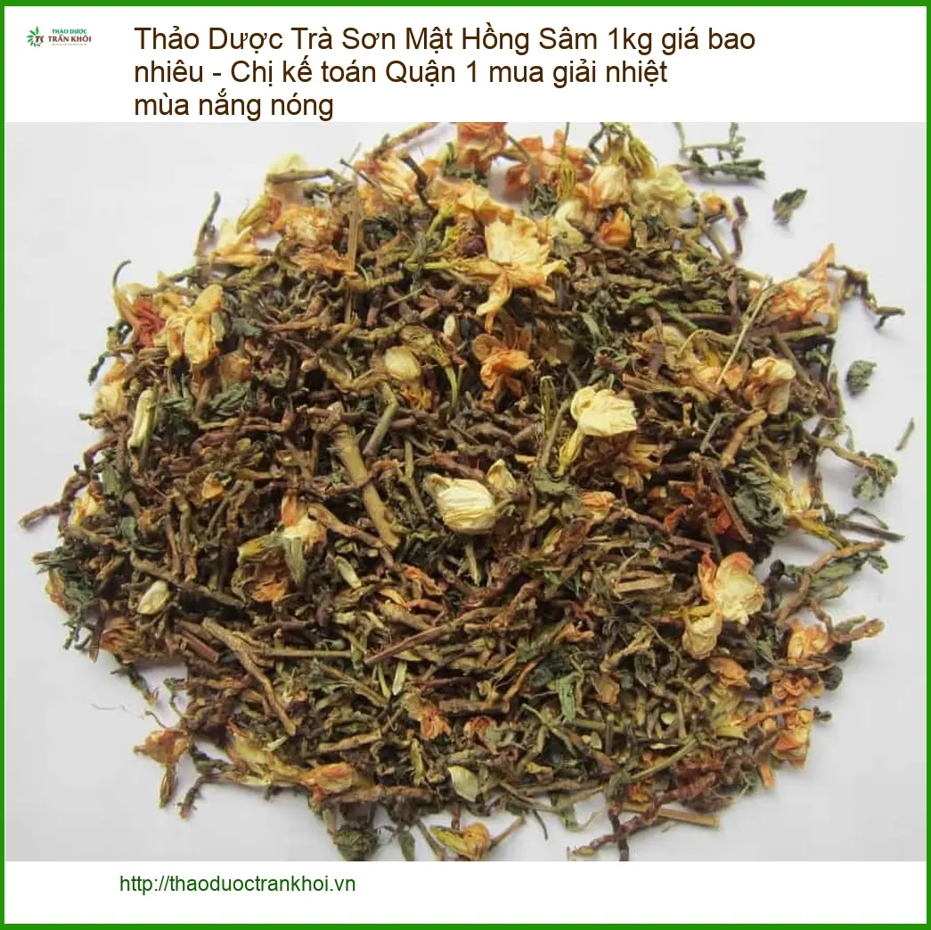 Trà Sơn Mật Hồng Sâm 1kg - Chị Thảo kế toán Quận 1 - Địa chỉ Bán Giao nhanh