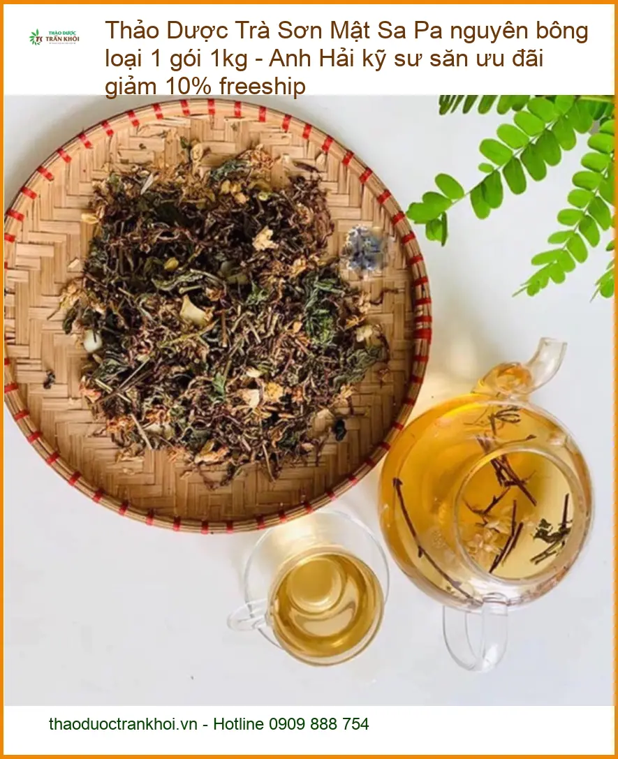 Trà Sơn Mật Sa Pa nguyên bông loại 1 gói 1kg - Địa chỉ bán giao nhanh TPHCM
