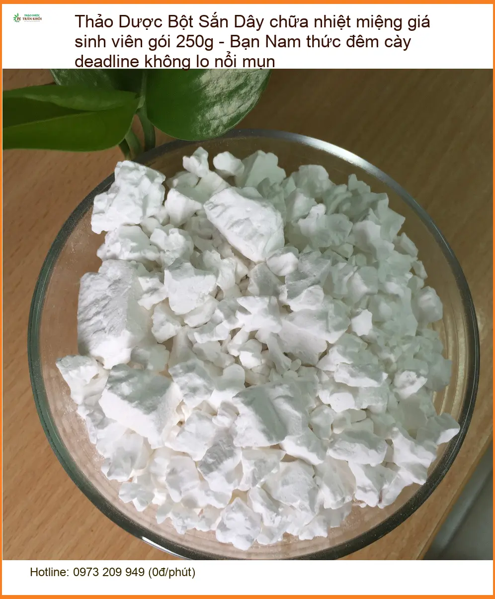 Bột Sắn Dây 250g chữa nhiệt miệng cho sinh viên - Địa chỉ Bán Giao nhanh HCM