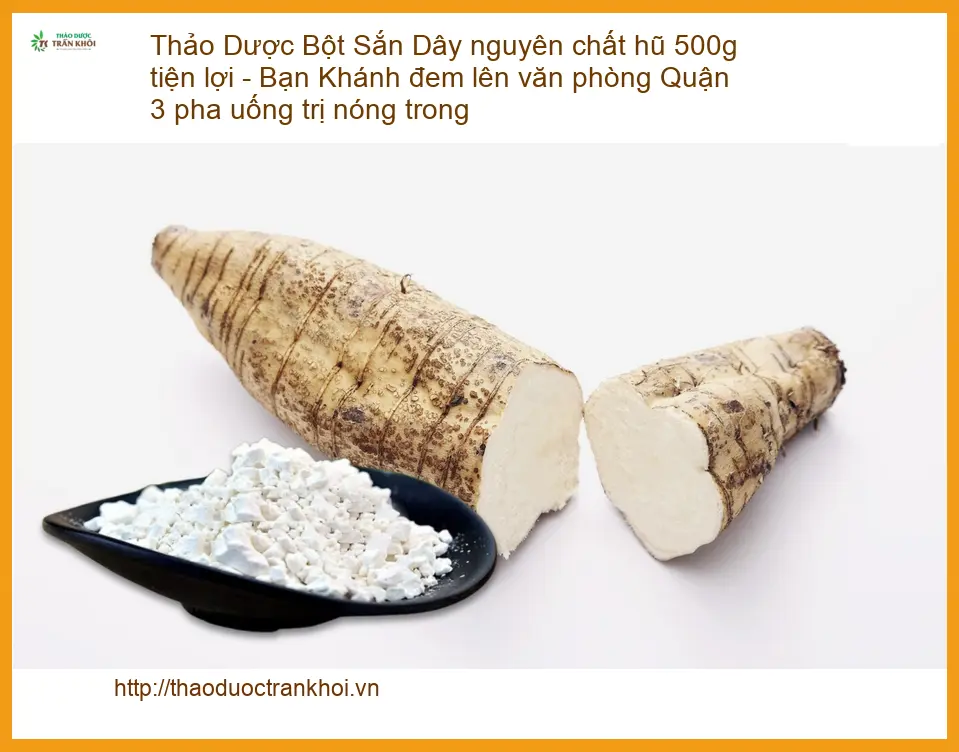Bột Sắn Dây nguyên chất hũ 500g - Đơn vị Cung cấp Có sẵn tại Quận 3