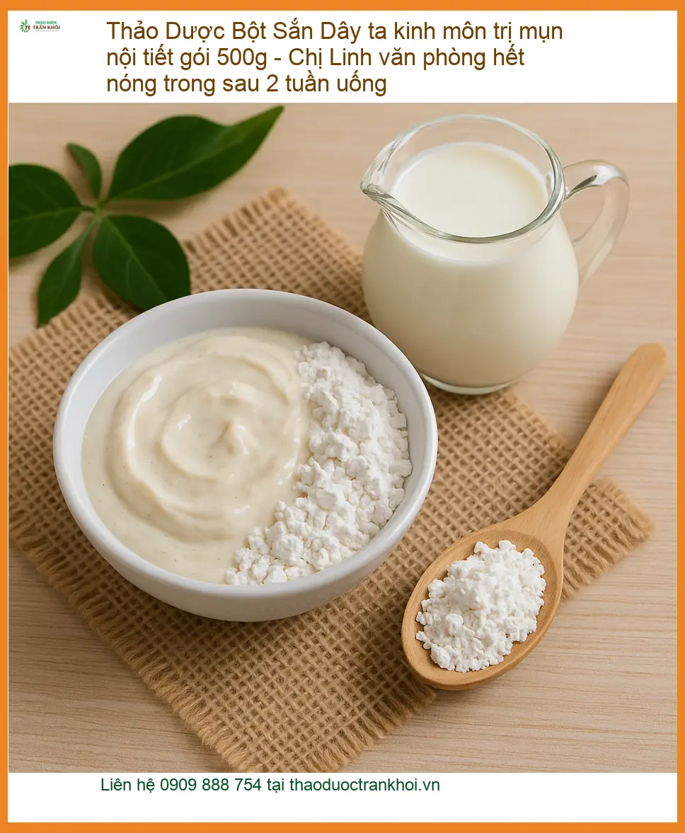 Bột Sắn Dây ta kinh môn trị mụn nội tiết gói 500g - TPHCM Bán Giao nhanh