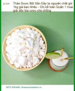 Bột Sắn Dây ta nguyên chất 1kg giá tốt - Đơn vị Cung cấp Có sẵn TPHCM
