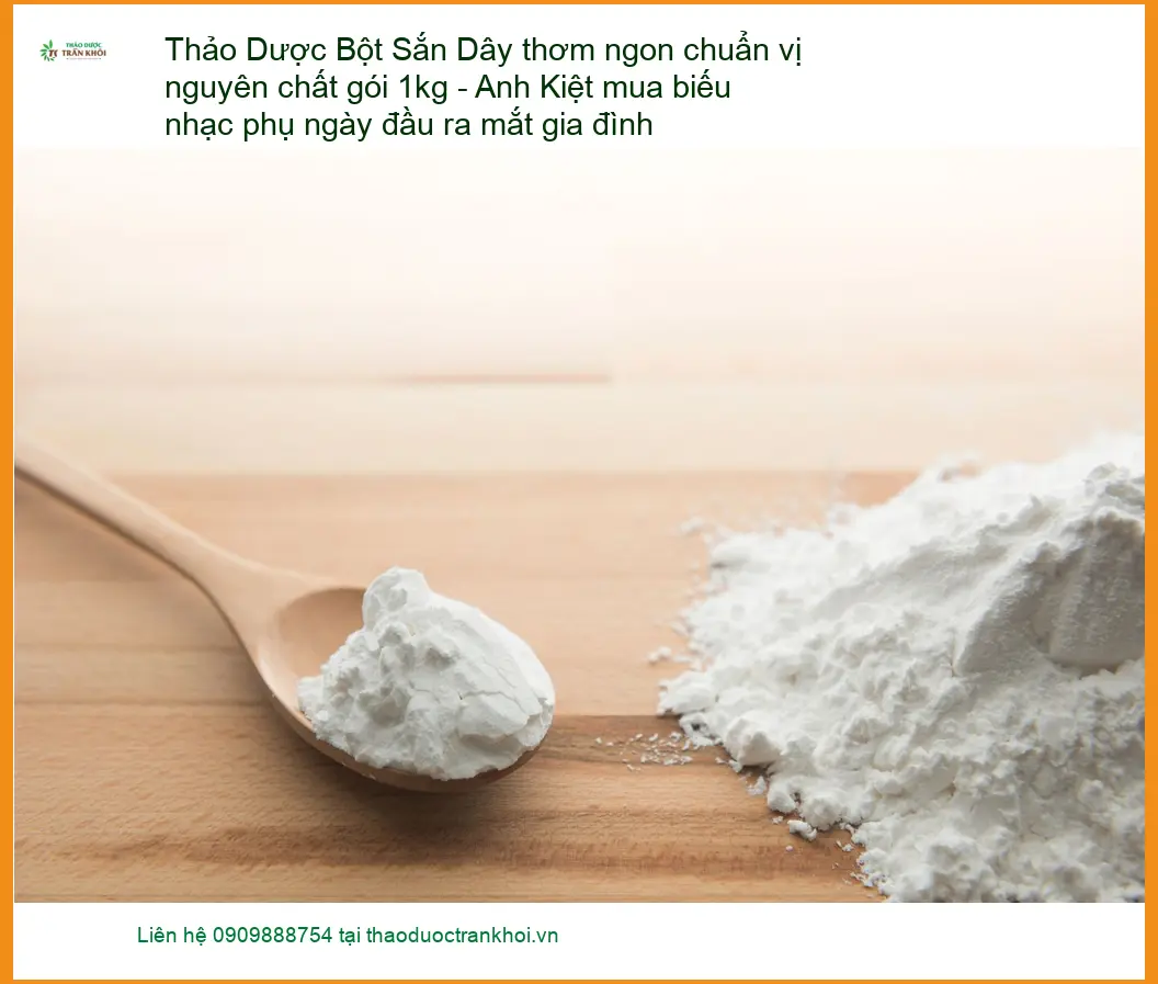 Bột Sắn Dây nguyên chất 1kg - Địa chỉ Bán Bột Sắn Dây Giao nhanh TPHCM