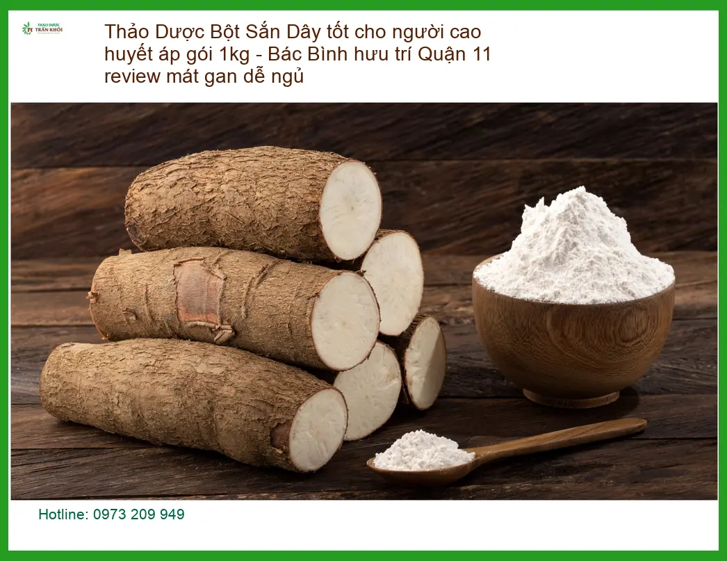 Bột Sắn Dây tốt cho người cao huyết áp gói 1kg - Địa chỉ Bán Giao nhanh