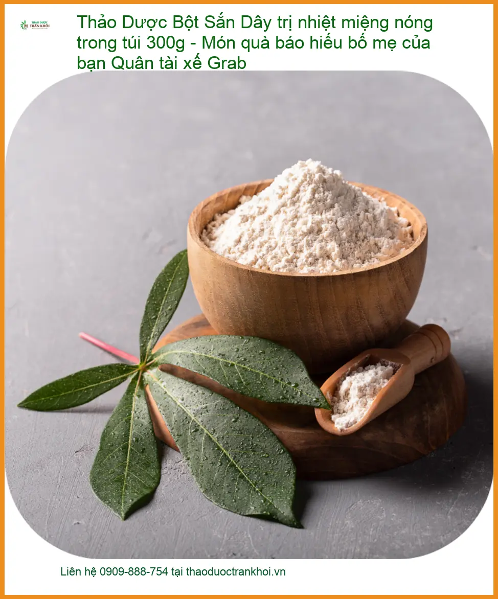 Bột Sắn Dây trị nhiệt miệng nóng trong túi 300g - Bán giao nhanh TPHCM