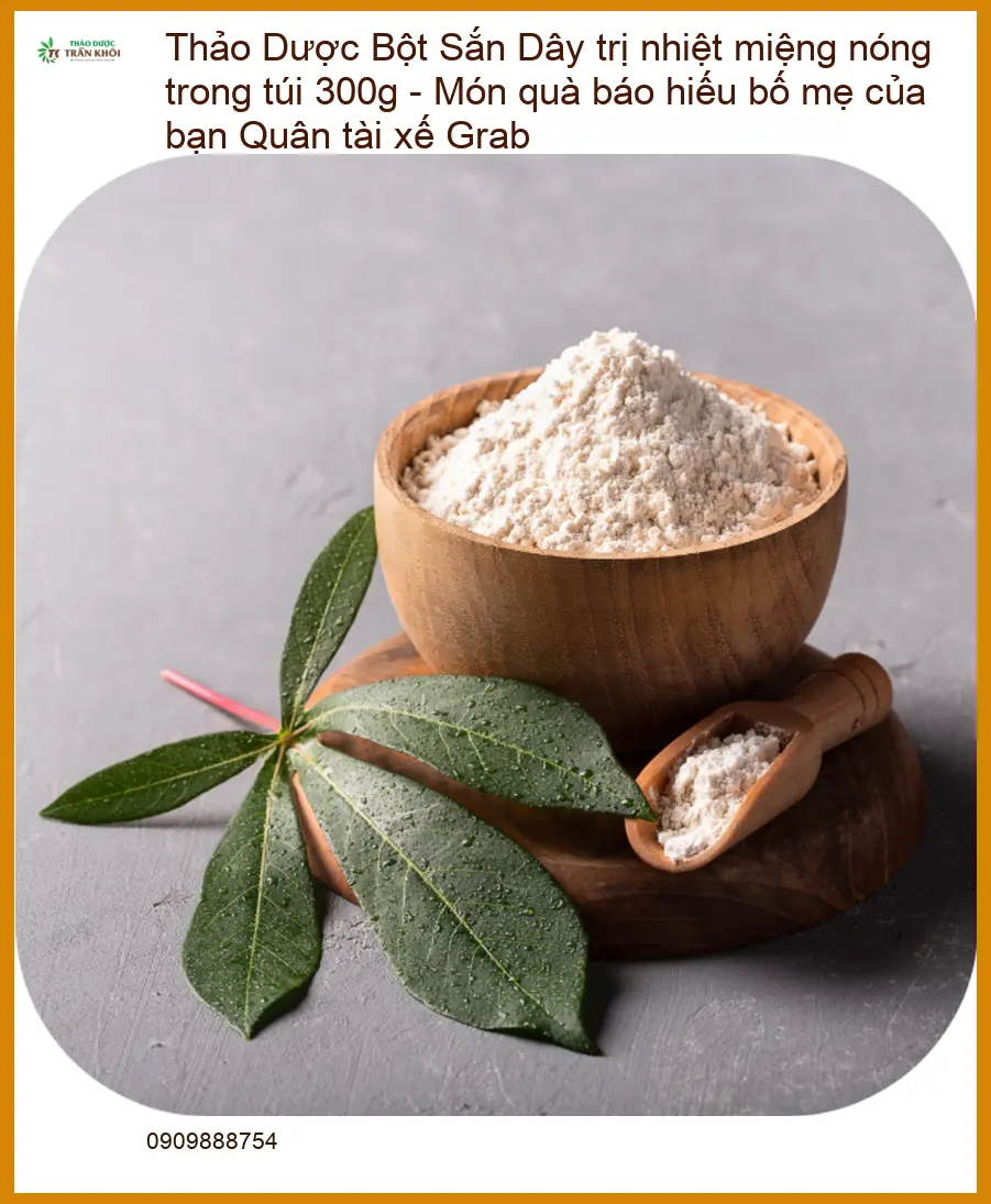 Bột Sắn Dây trị nhiệt miệng nóng trong túi 300g - Địa chỉ Bán Giao nhanh