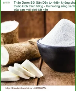 Bột Sắn Dây tự nhiên không phun thuốc kích thích 500g - Sỉ lẻ tại TPHCM