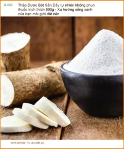 Bột Sắn Dây tự nhiên không phun thuốc kích thích 500g - Sỉ lẻ TPHCM