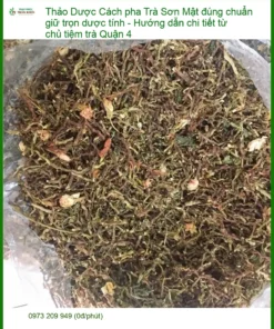 Cách pha Trà Sơn Mật đúng chuẩn giữ trọn dược tính - Địa chỉ Bán Giao nhanh