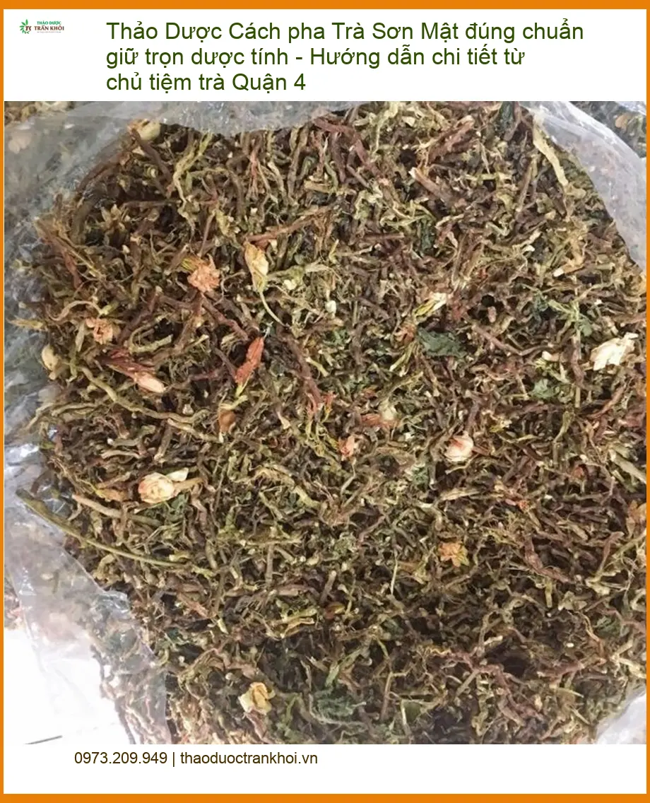 Trà Sơn Mật đúng chuẩn - Hướng dẫn từ chủ tiệm Q4 - Địa chỉ Bán Giao nhanh