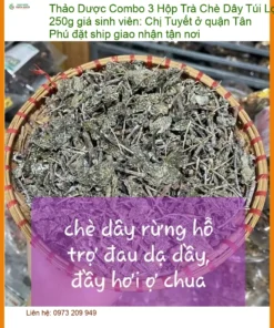 Combo 3 Hộp Trà Chè Dây Túi Lọc 250g giá sinh viên - Đơn vị Cung cấp Có sẵn