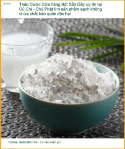 Bột Sắn Dây nguyên chất Chú Phát tại Củ Chi - Địa chỉ Bán Giao nhanh TPHCM