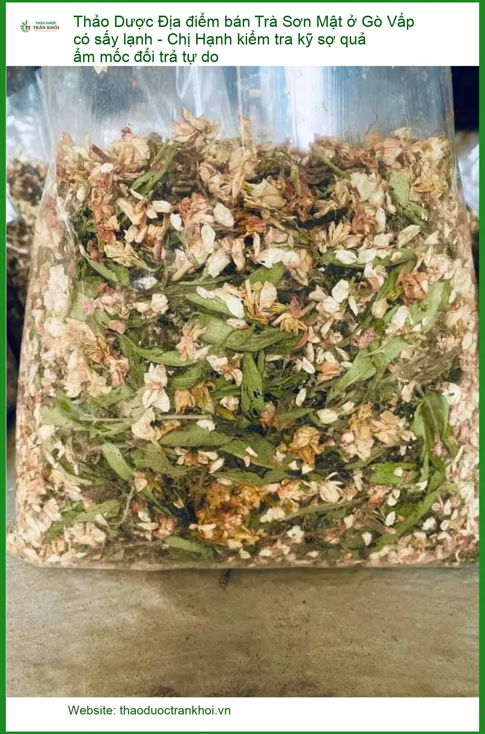 Trà Sơn Mật ở Gò Vấp sấy lạnh - Địa chỉ Bán Sỉ lẻ Giao nhanh tại Gò Vấp