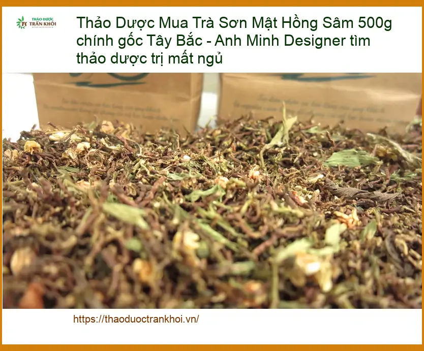Trà Sơn Mật Hồng Sâm 500g Tây Bắc - Địa chỉ Bán Giao nhanh tại TPHCM