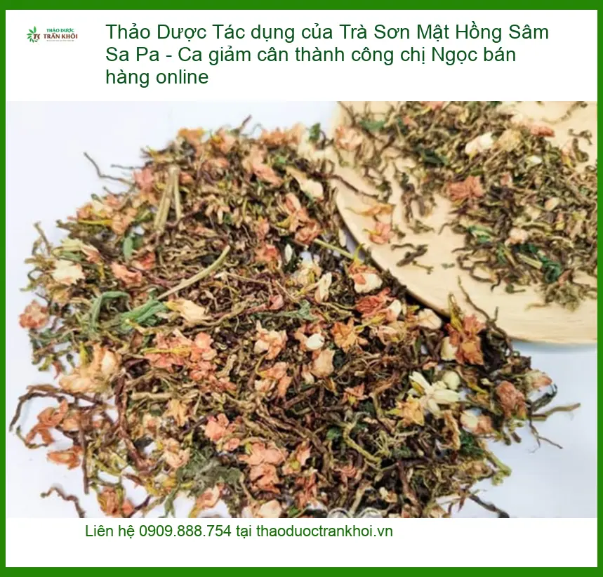 Trà Sơn Mật Hồng Sâm Sa Pa Giảm Cân Chị Ngọc - Địa chỉ Bán Giao nhanh TPHCM