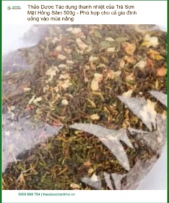 Trà Sơn Mật Hồng Sâm 500g thanh nhiệt - Địa chỉ bán giao nhanh TPHCM