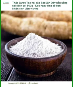 Tác hại Bột Sắn Dây nếu uống sai cách 500g - Địa chỉ Bán Giao nhanh TPHCM