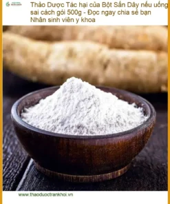 Tác hại Bột Sắn Dây 500g uống sai cách - Đơn vị Bán Giao nhanh TPHCM