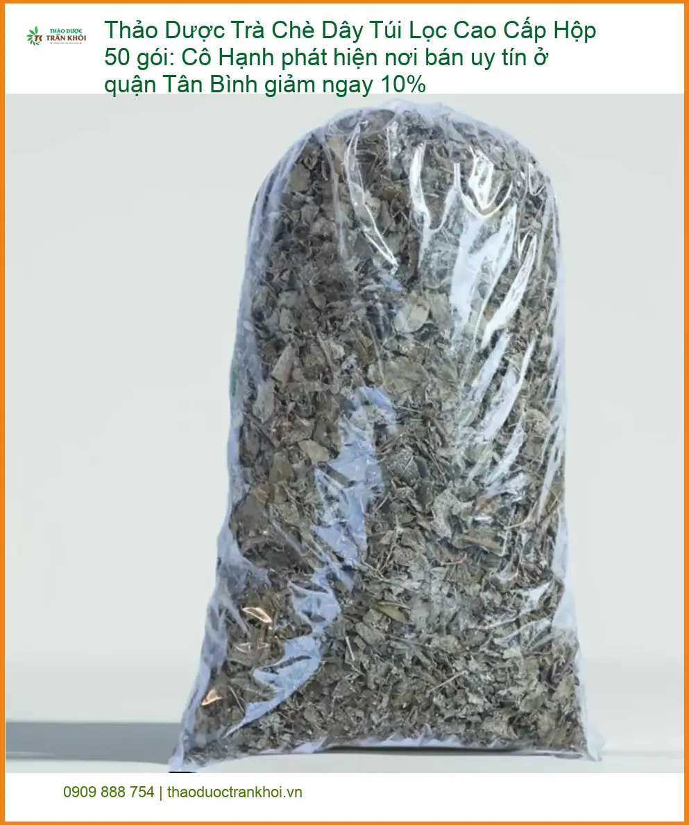 Trà Chè Dây Túi Lọc Hộp 50 gói Tân Bình giảm 10% - Sỉ lẻ Giao nhanh