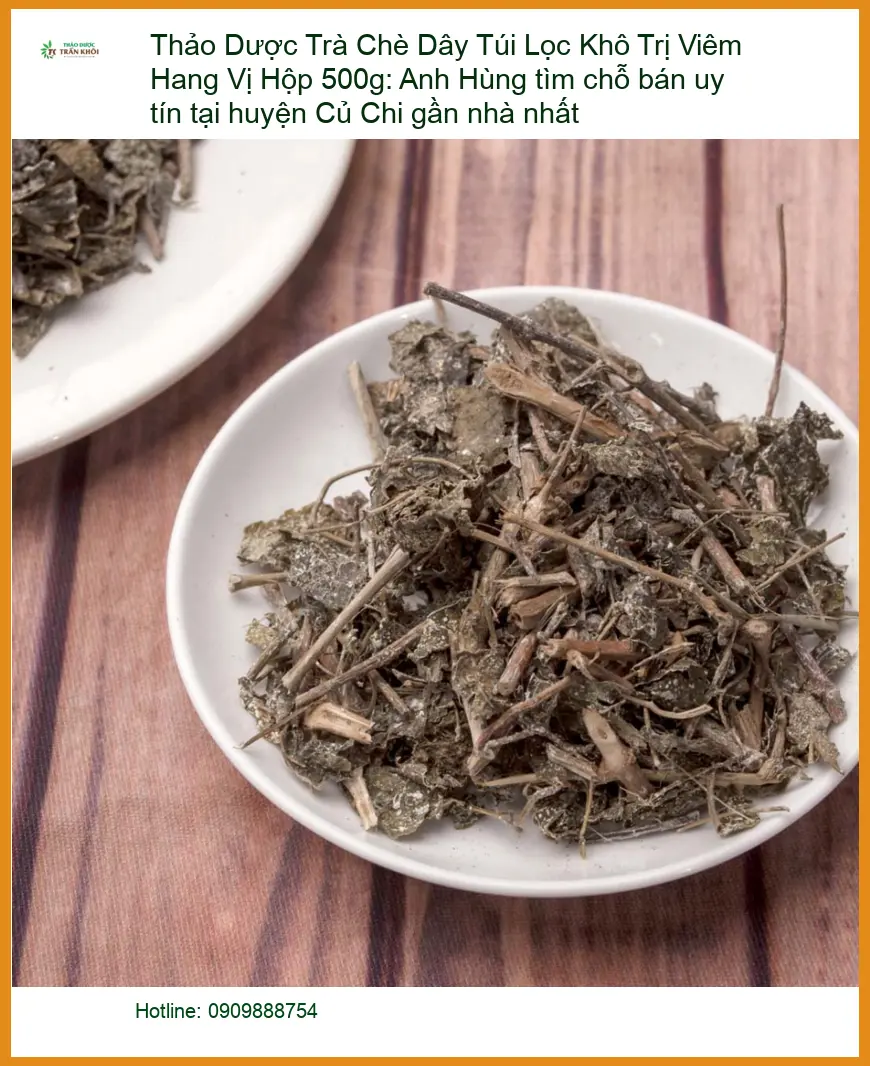 Trà Chè Dây Túi Lọc Khô Trị Viêm Hang Vị Hộp 500g - Sỉ lẻ có sẵn