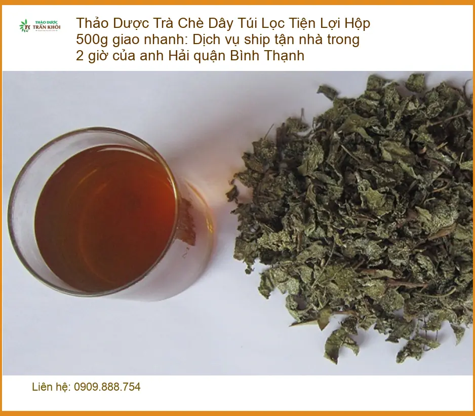Trà Chè Dây Túi Lọc Tiện Lợi Hộp 500g - Địa chỉ bán giao nhanh tại Bình Thạnh