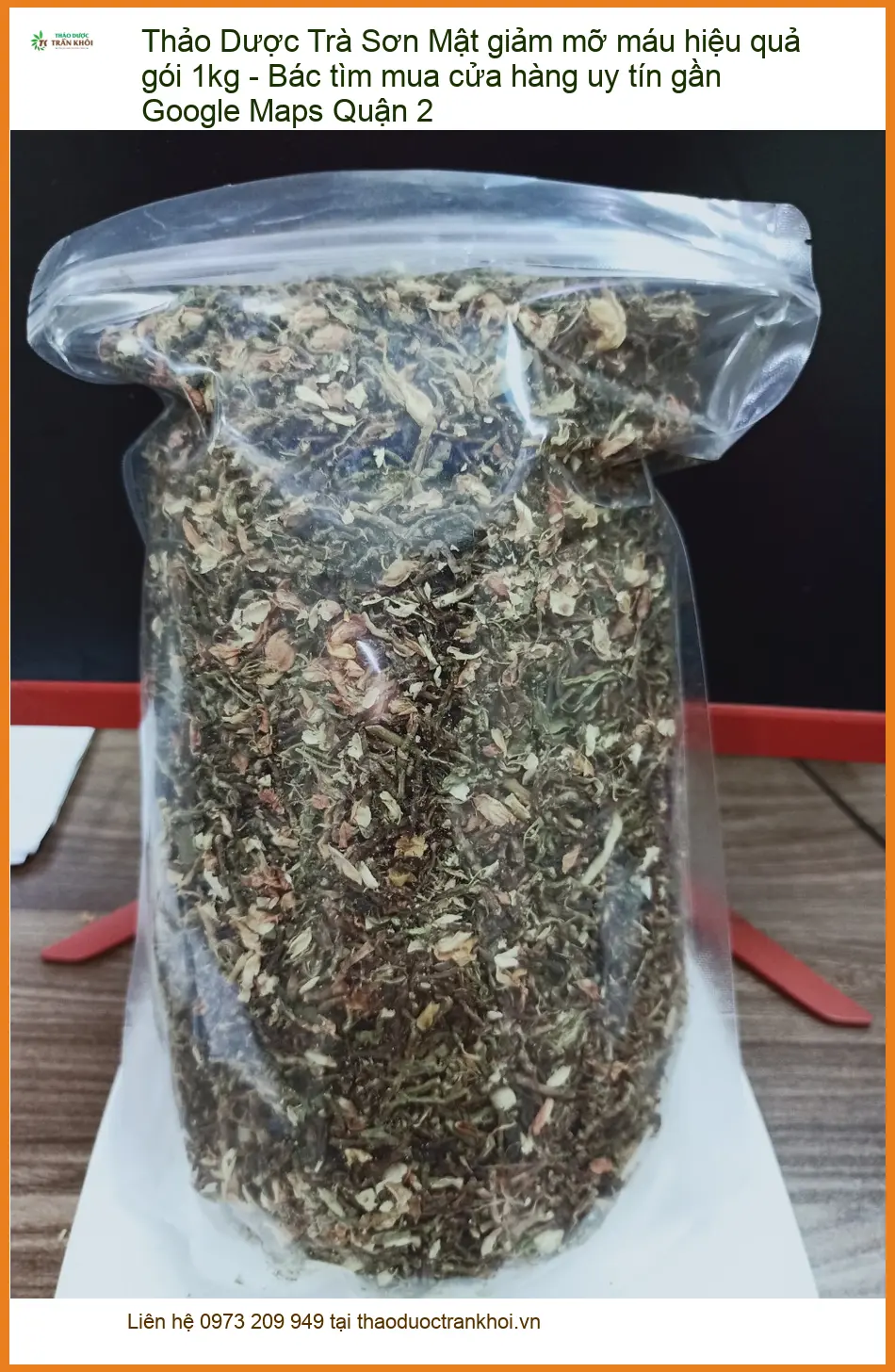 Trà Sơn Mật giảm mỡ máu hiệu quả gói 1kg - Địa chỉ bán giao nhanh tại Quận 2 TPHCM