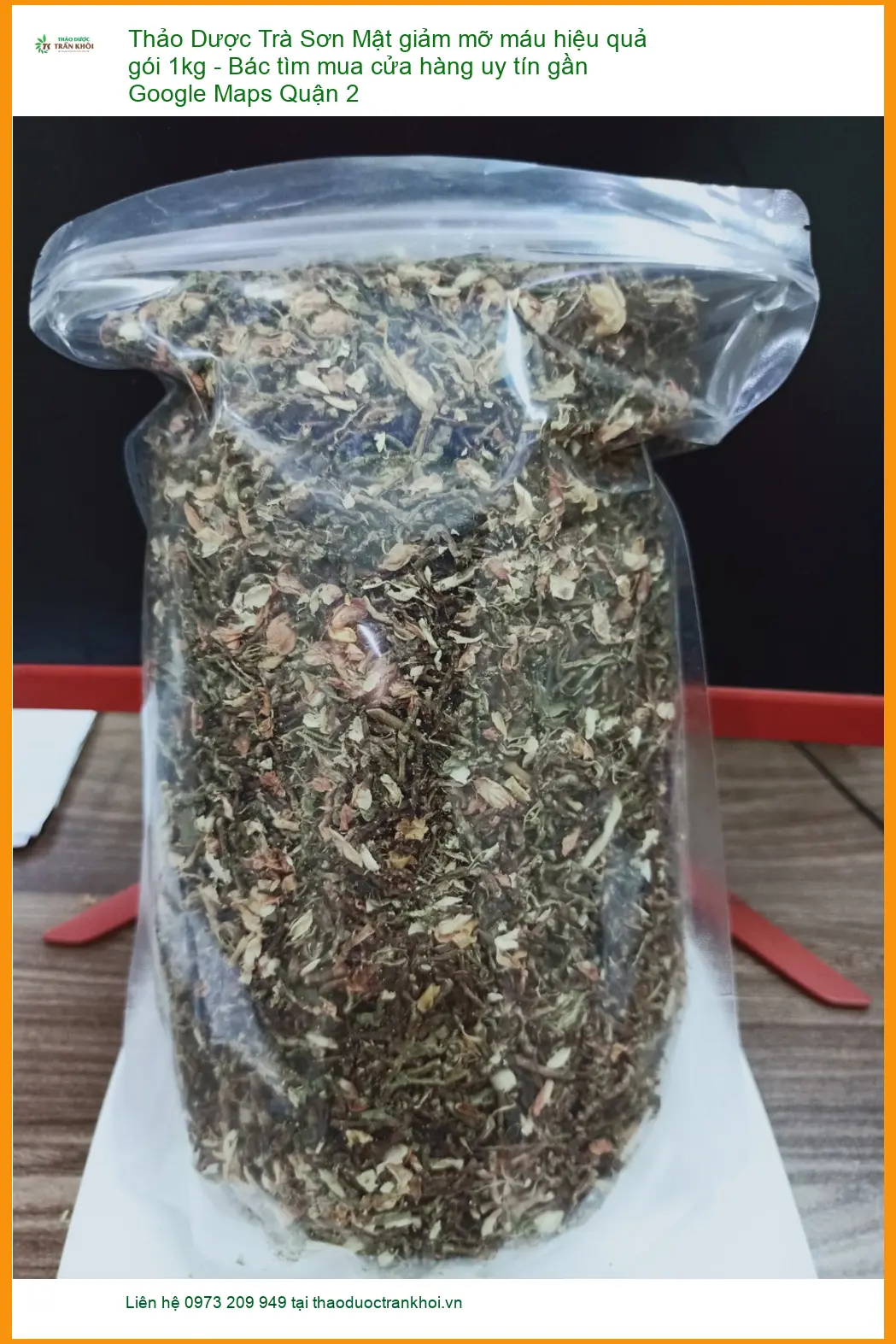 Trà Sơn Mật giảm mỡ máu hiệu quả gói 1kg - Đơn vị cung cấp có sẵn TPHCM