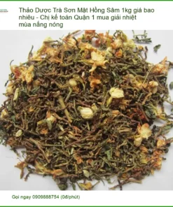 Trà Sơn Mật Hồng Sâm 1kg giá bao nhiêu - Địa chỉ Sỉ lẻ Giao nhanh toàn TPHCM