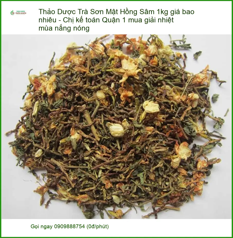 Trà Sơn Mật Hồng Sâm 1kg giá bao nhiêu - Địa chỉ Sỉ lẻ Giao nhanh toàn TPHCM