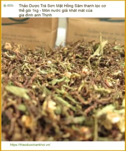 Trà Sơn Mật Hồng Sâm 1kg thanh lọc cơ thể - Địa chỉ bán giao nhanh TPHCM